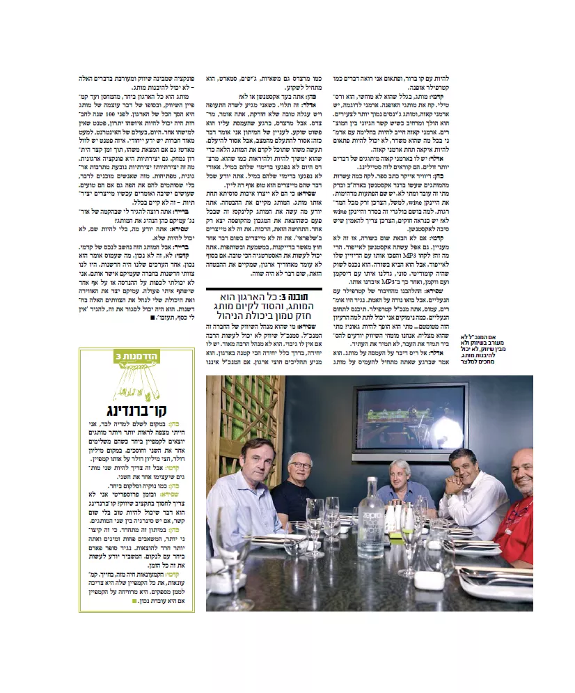 עופר ברייר כתבה דה מרקר